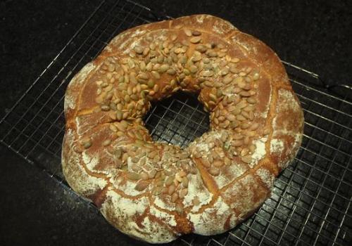 (8) Pumpkin Sourdough with Coconut and Orange, July 2009