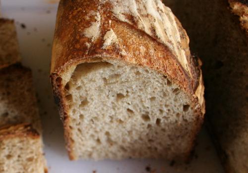 Crumb of levain