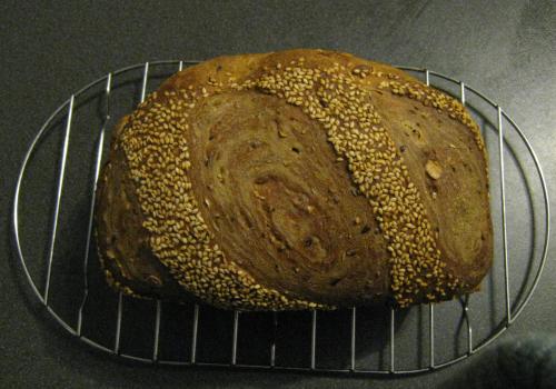 multigrain, with rye, sesame, pepitas, linseed and oats.