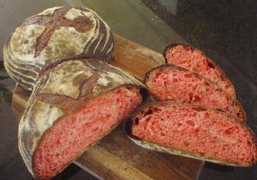 (32) Pain au Levain with Praline Rose, Oct 2009