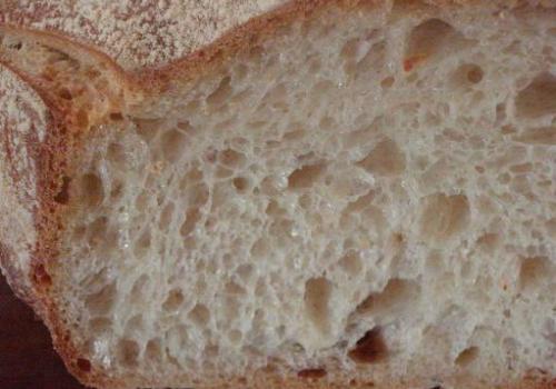 (52a) crumb of Bread made with Laucke's bakers flour