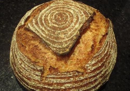 (56) Home Levain Bread with Golden Semolina, March 2010