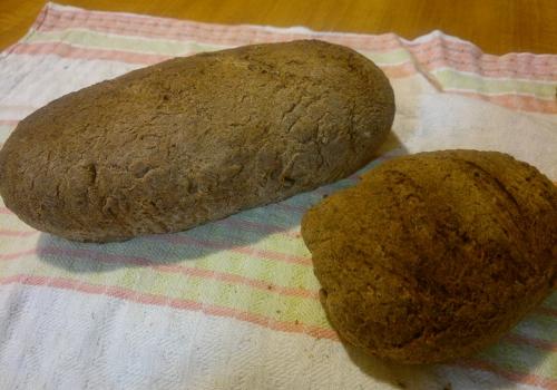 first attempt at gluten free sourdough - good on the outside