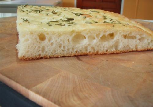 Foccacia crumb shot