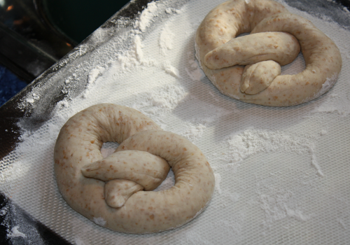 raw pretzel