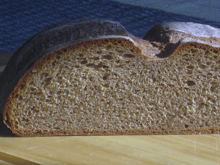 Crumb structure Sourdough