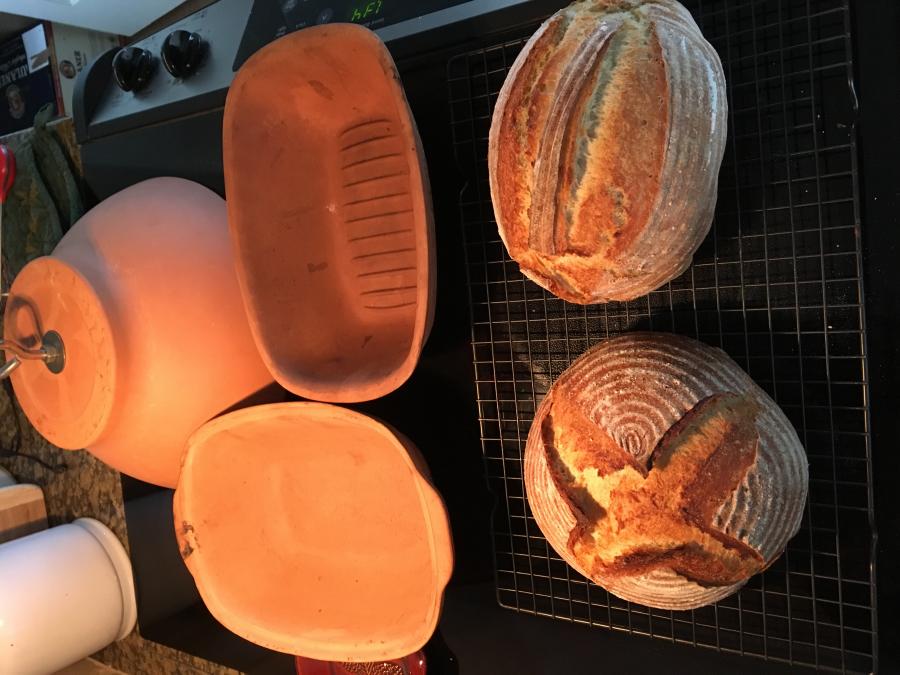 No knead bread in a Romertopf clay baker - Pastry & Baking - eGullet Forums