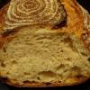 (56a) crumb of Home Levain Bread with Golden Semolina